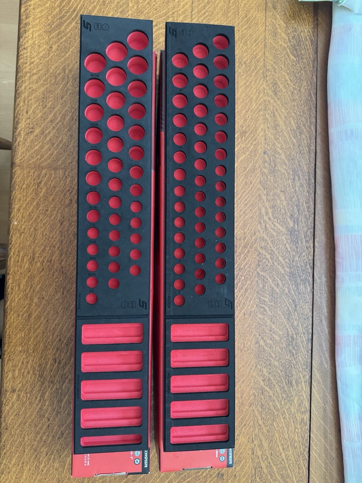 Snap On Tools Pro Fi Foam Organizer For 3/8” Metric And SAE Master Socket Set