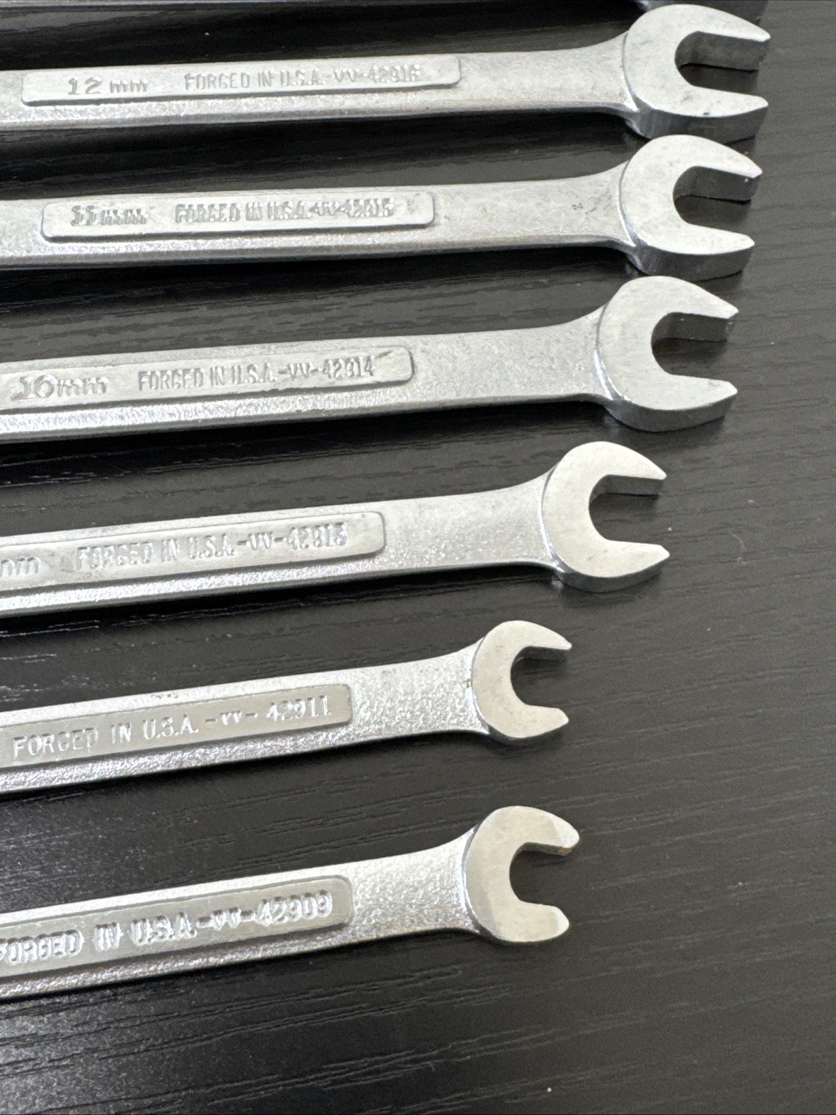 Craftsman USA V VV Metric Combination Wrench 11 Pc Set 12Pt 6mm Up To 17mm Read