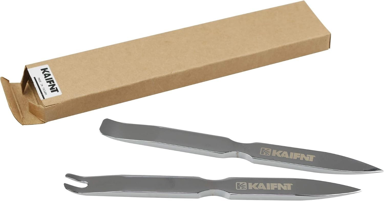 Professional 2-Piece Trim & Panel Tool Set – Chrome-Plated & Durable Design