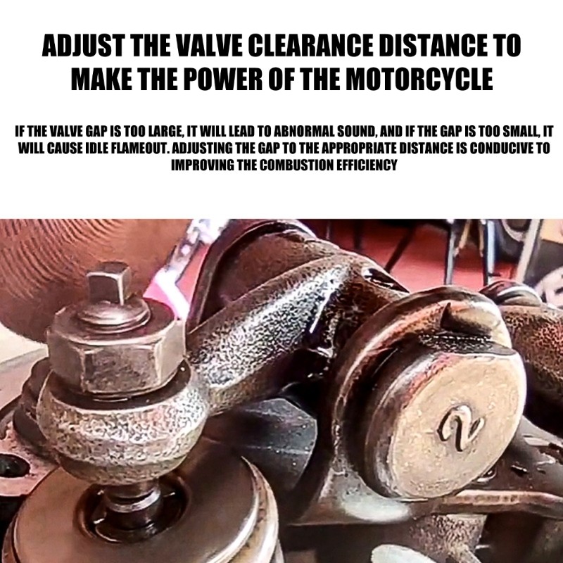 Portable Lightweight Valves Adjustment Wrench for Motorcycle Quick Repairs