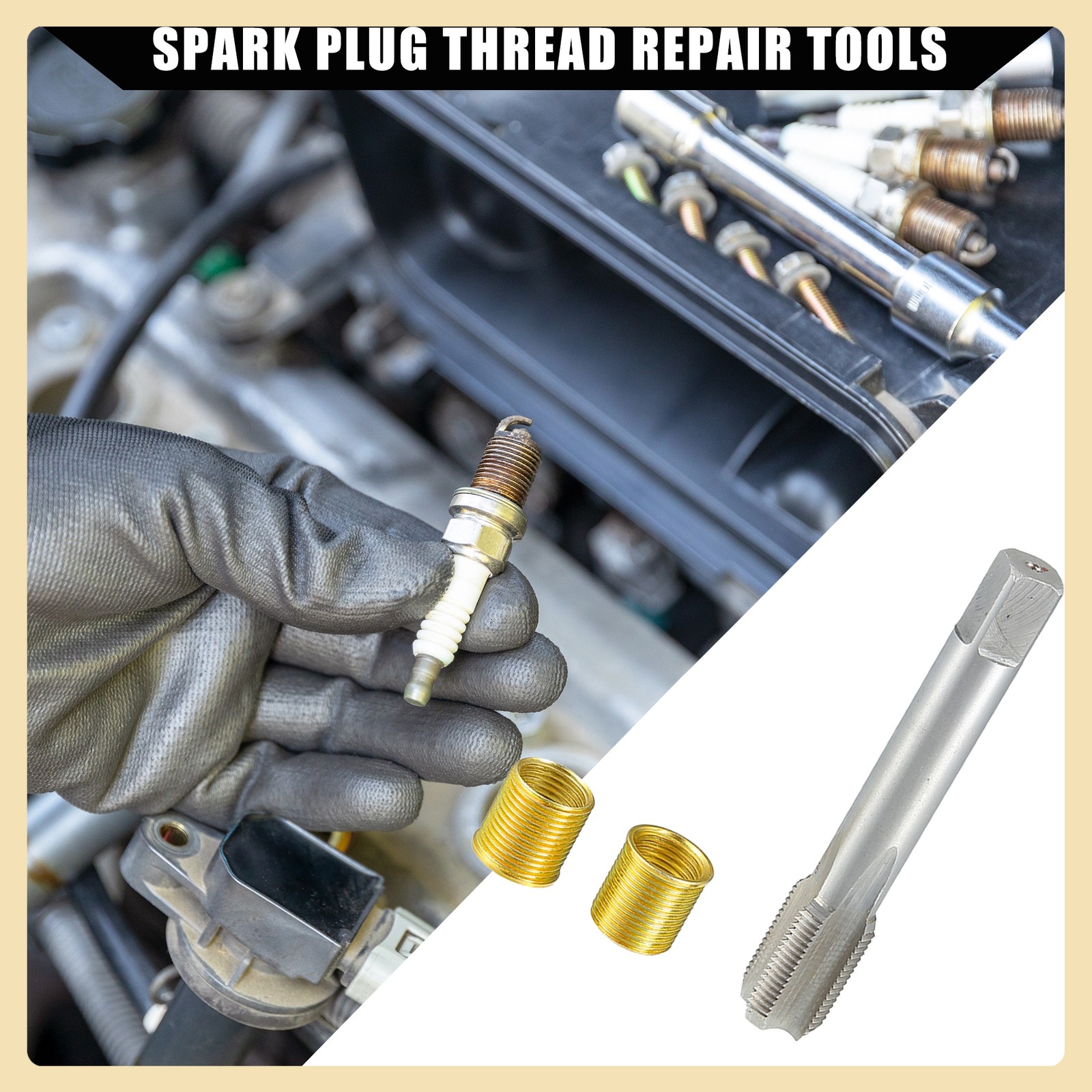 Outer Spark Plug Thread Repair Tools with M14x1.25 Universal Item of 1