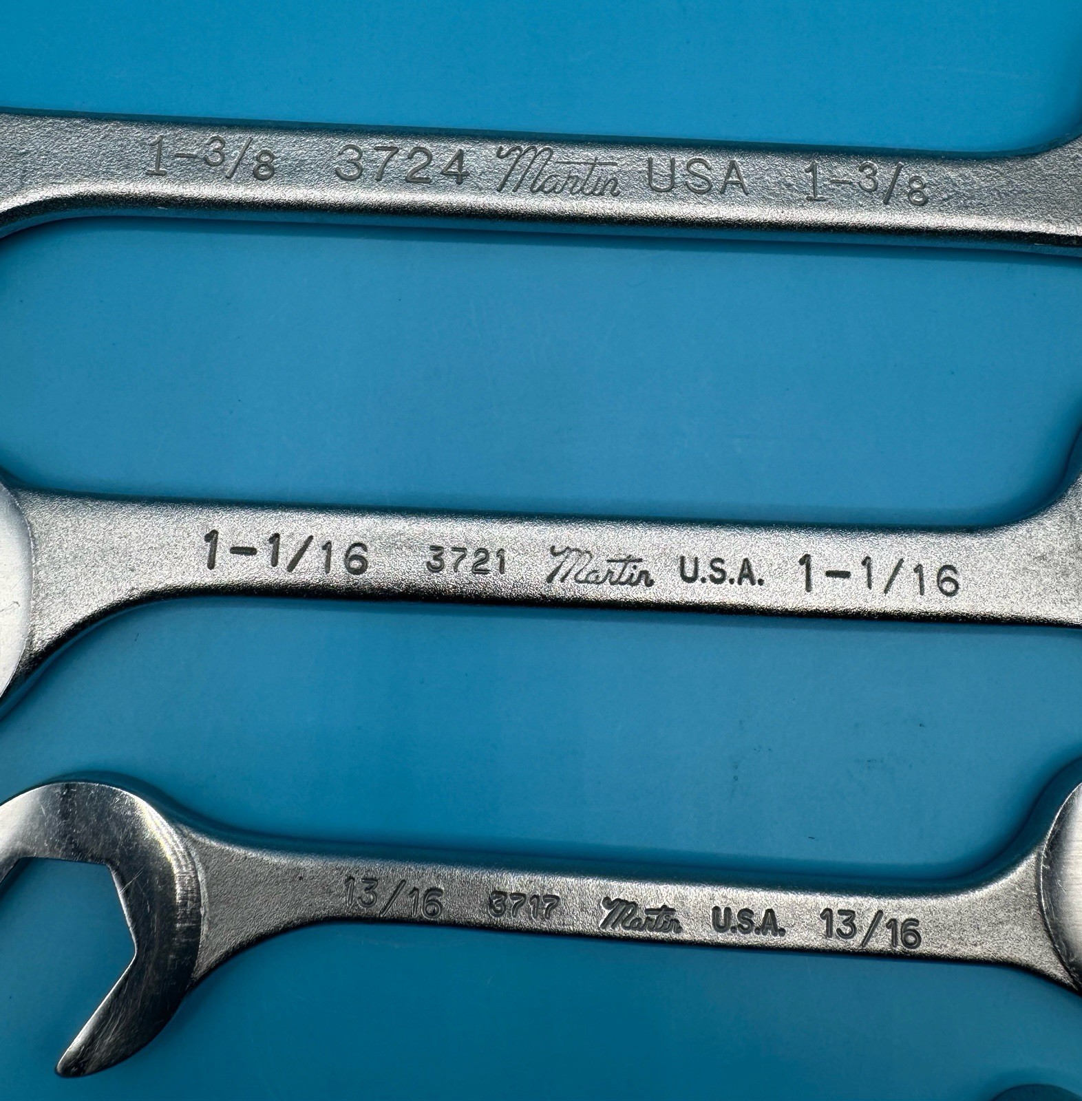 Martin Tools OB18K Double End Angle Wrench Set of 4 PCS 1-3/8 1-1/16 13/16 5/8