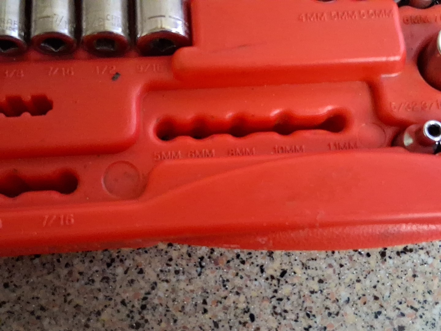 Craftsman Mechanics Socket Wrench Set Drawer Metric & SAE G, V, EE 1/4″ Dr