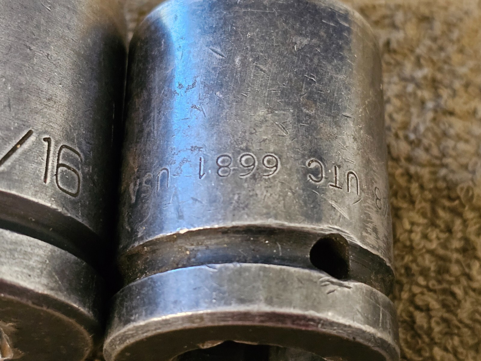 4 Wright UTC Impact Socket Set 3/4″ Drive 1-3/16 1-7/16 1-5/16 1-1/8 6681 SAE