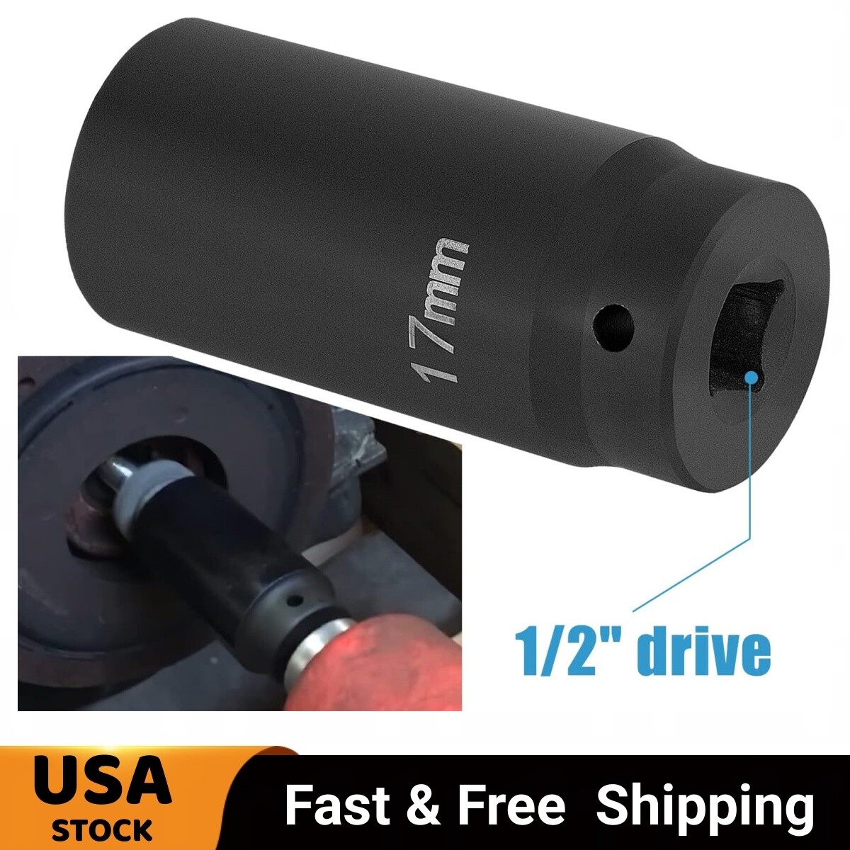 77060 17mm Harmonic Balancer Socket For Honda Engines Balancer Socket
