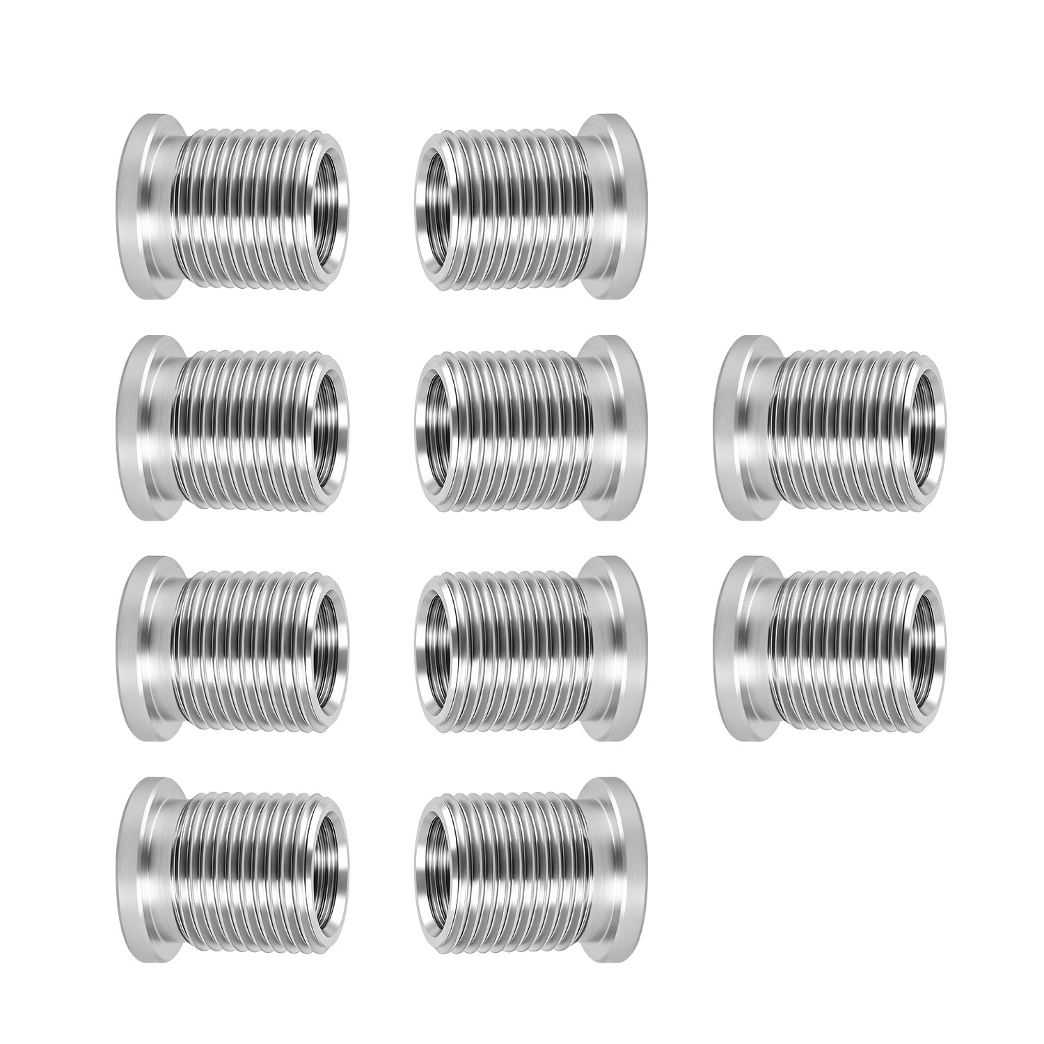 10x Spark Plug Port Insert for 96 97 98 99 2000 2001 2002 2003 Ford 4. 6L 5. 4L