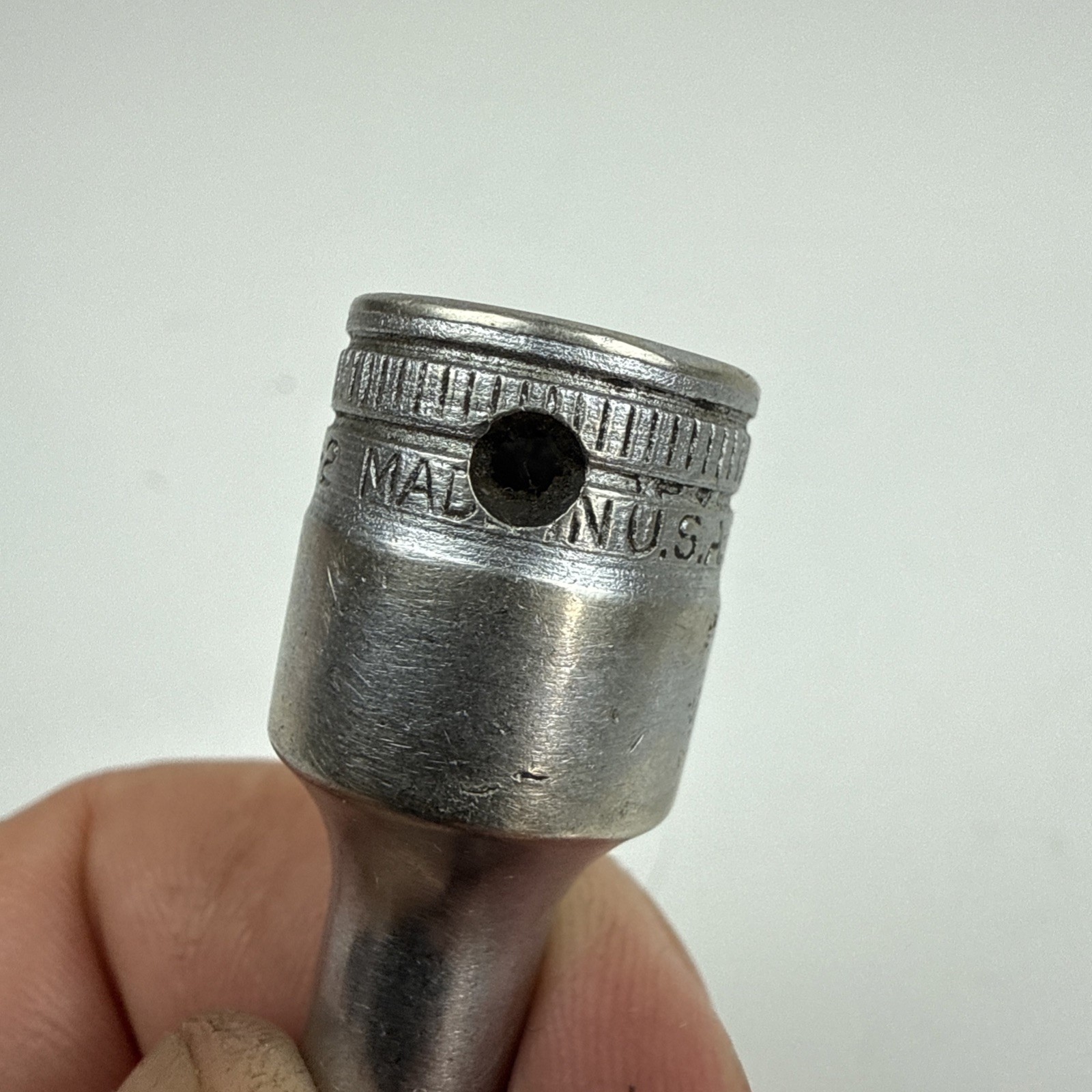 Snap On Vintage Standard 6-7/8″ Long 3/8″ Drive Ratchet USA F-70-M 3” & 6” Ext.
