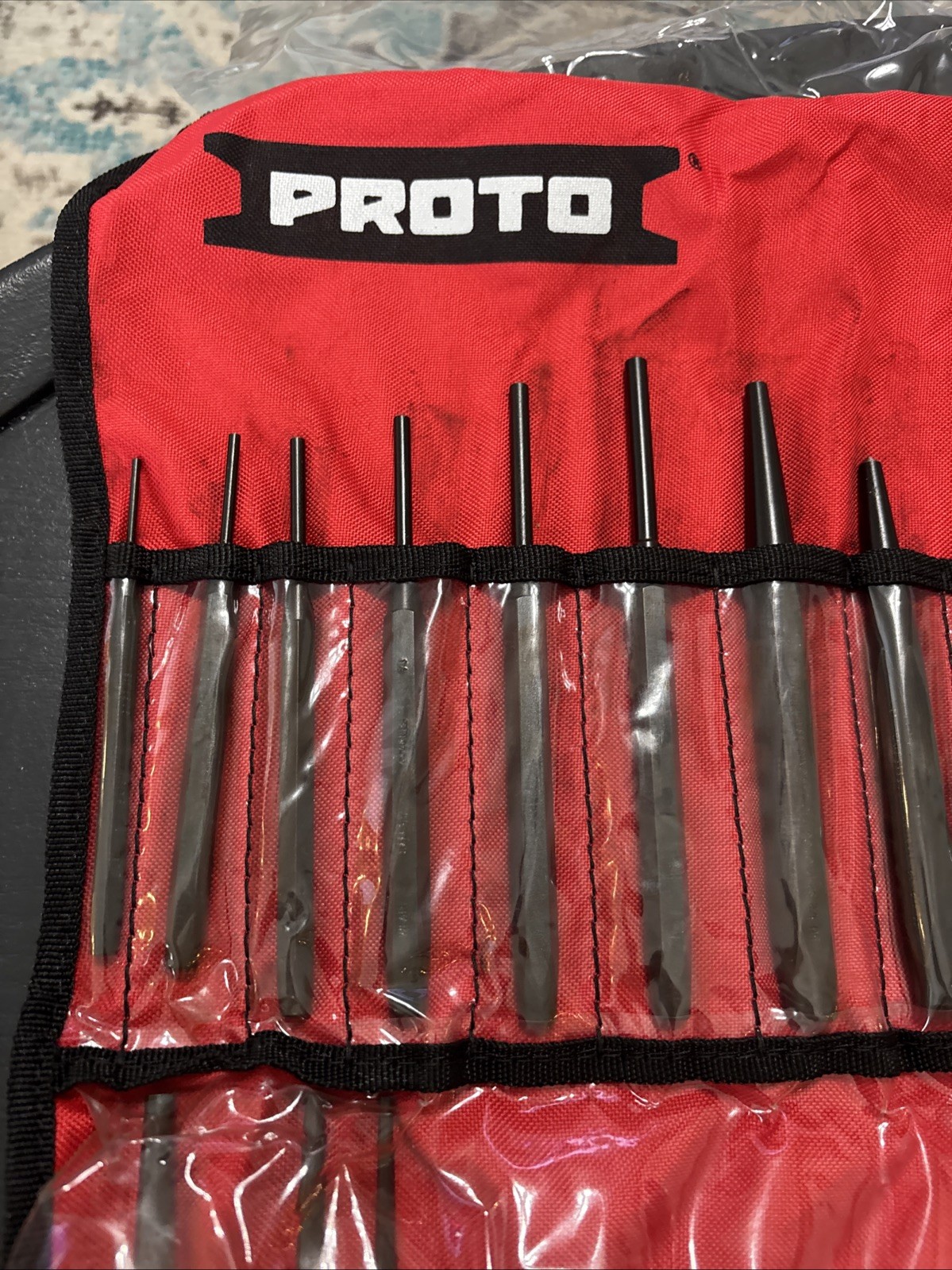 Proto Professional Punch and Chisel Starter Set 26pc No. 46 – W/Plastic Roll Up.