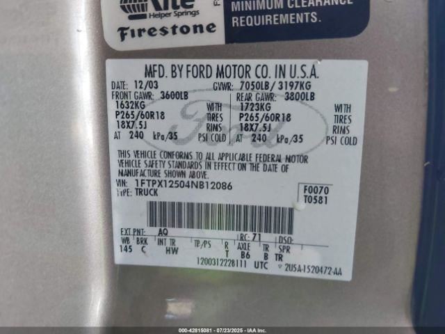 F150 2004 Tools 744912