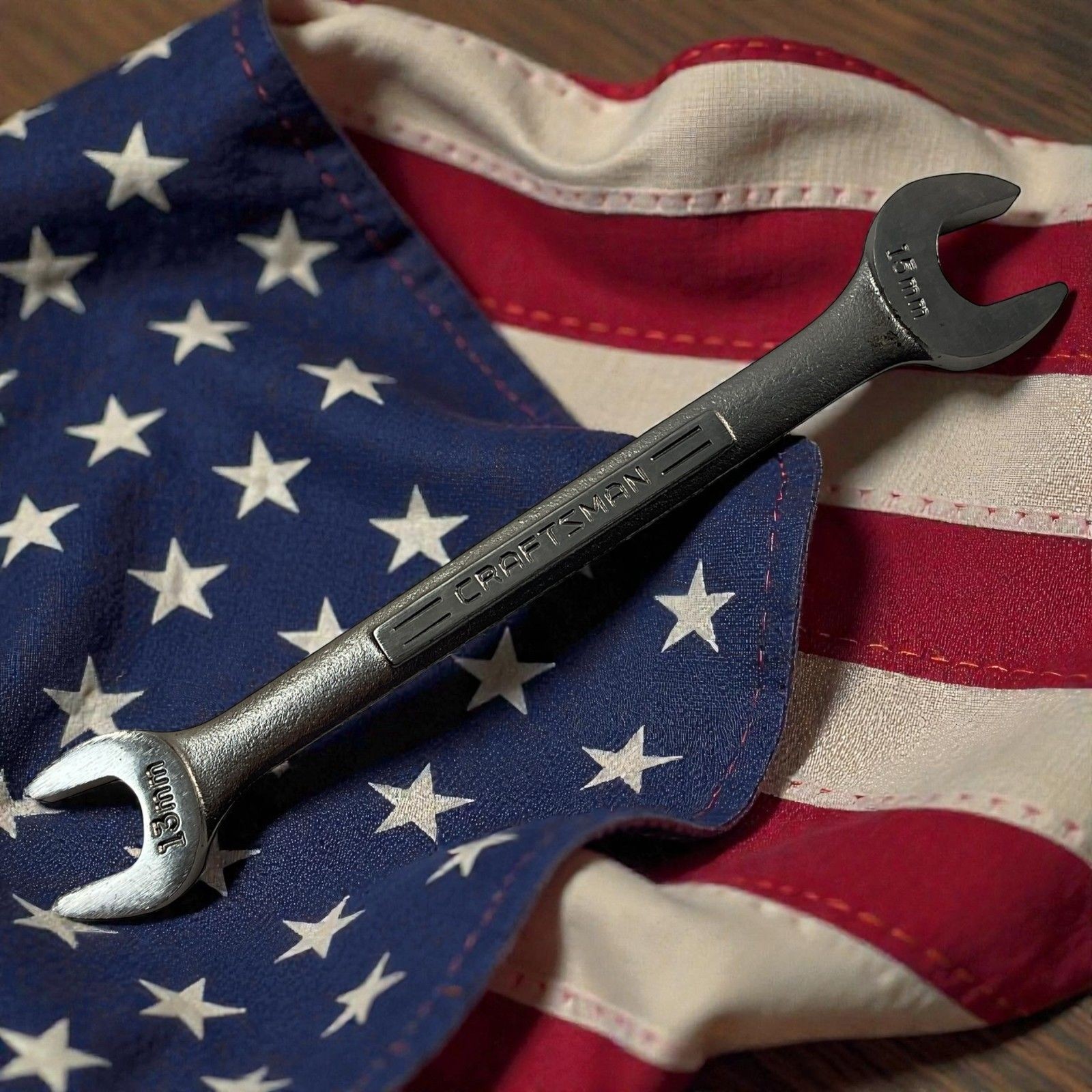 Craftsman Combination Wrench 44507 13mm x 15mm Metric -VV- USA As Pictured