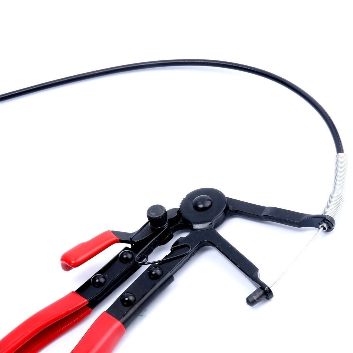 1pc Flexible Extended 24″ Cable Wire Hose Clamp Plier Automotive Tool Oil Fuel