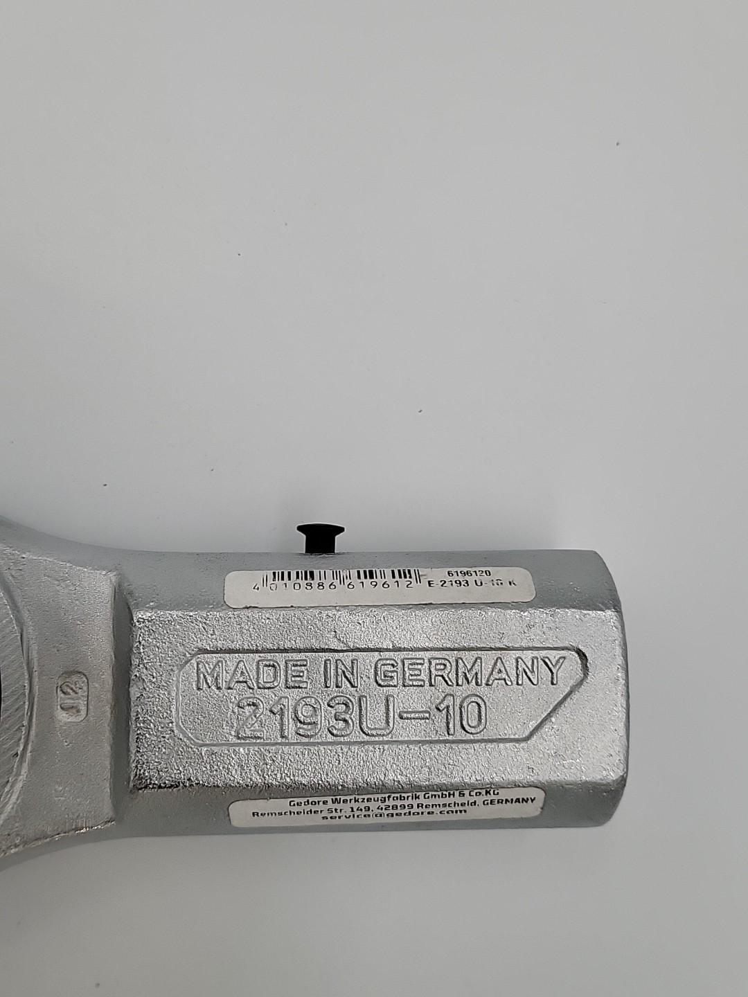 Gedore 6196120 Ratchet head only 1″ 184 mm 2193 U-10 K