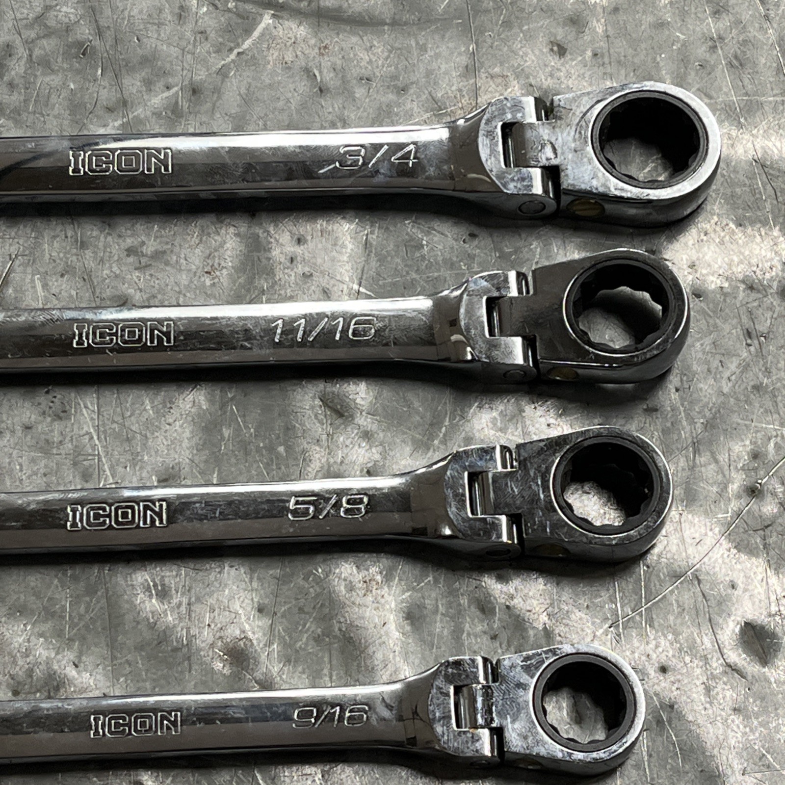 ICON FLEX 8PC HEAD RATCHETING WRENCH SET | FREE SHIPPING!