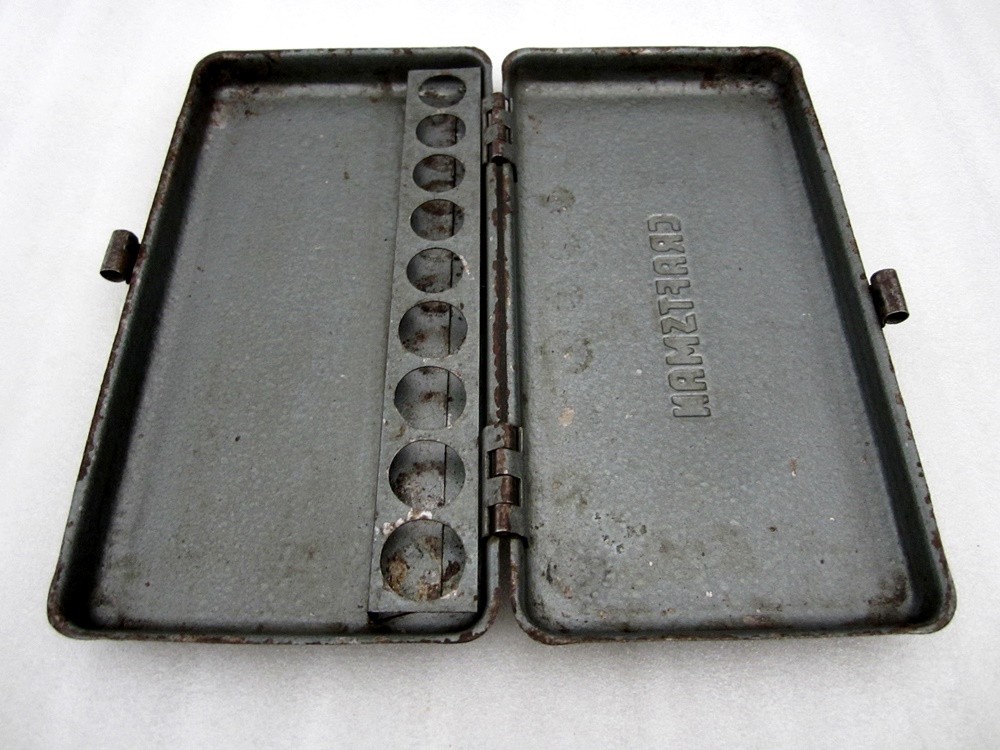 Vintage 1950’s Craftsman 1/4″ Drive Socket Set Metal Case USA