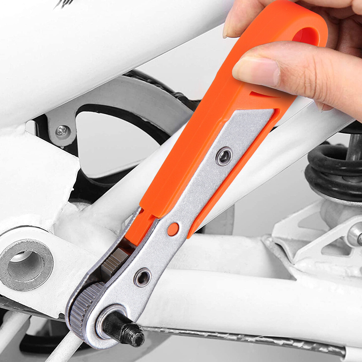 Mini Ratchet Wrench 36 Ratcheting Right Angle Screwdriver Hex Drive 1/4″ Drive