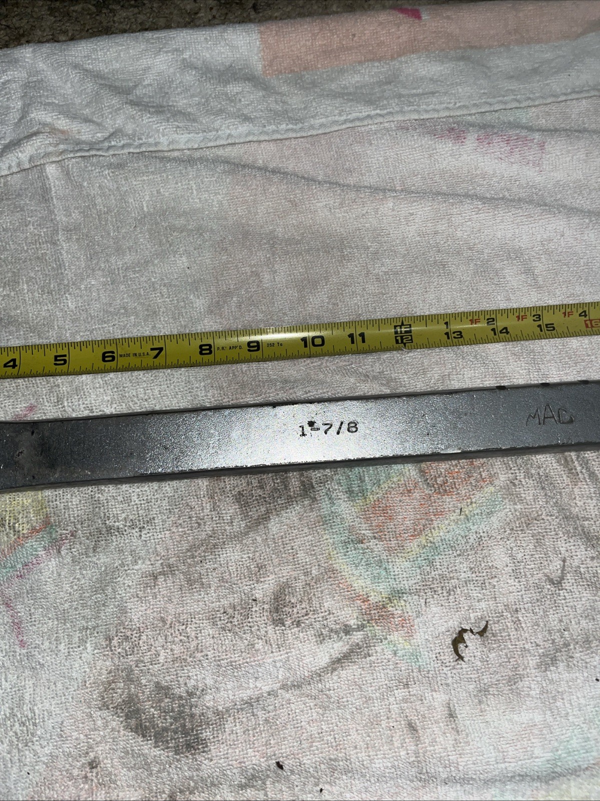 MAC Tools CL60 1-7/8” Combination Wrench SAE USA Made Vintage Extra Long