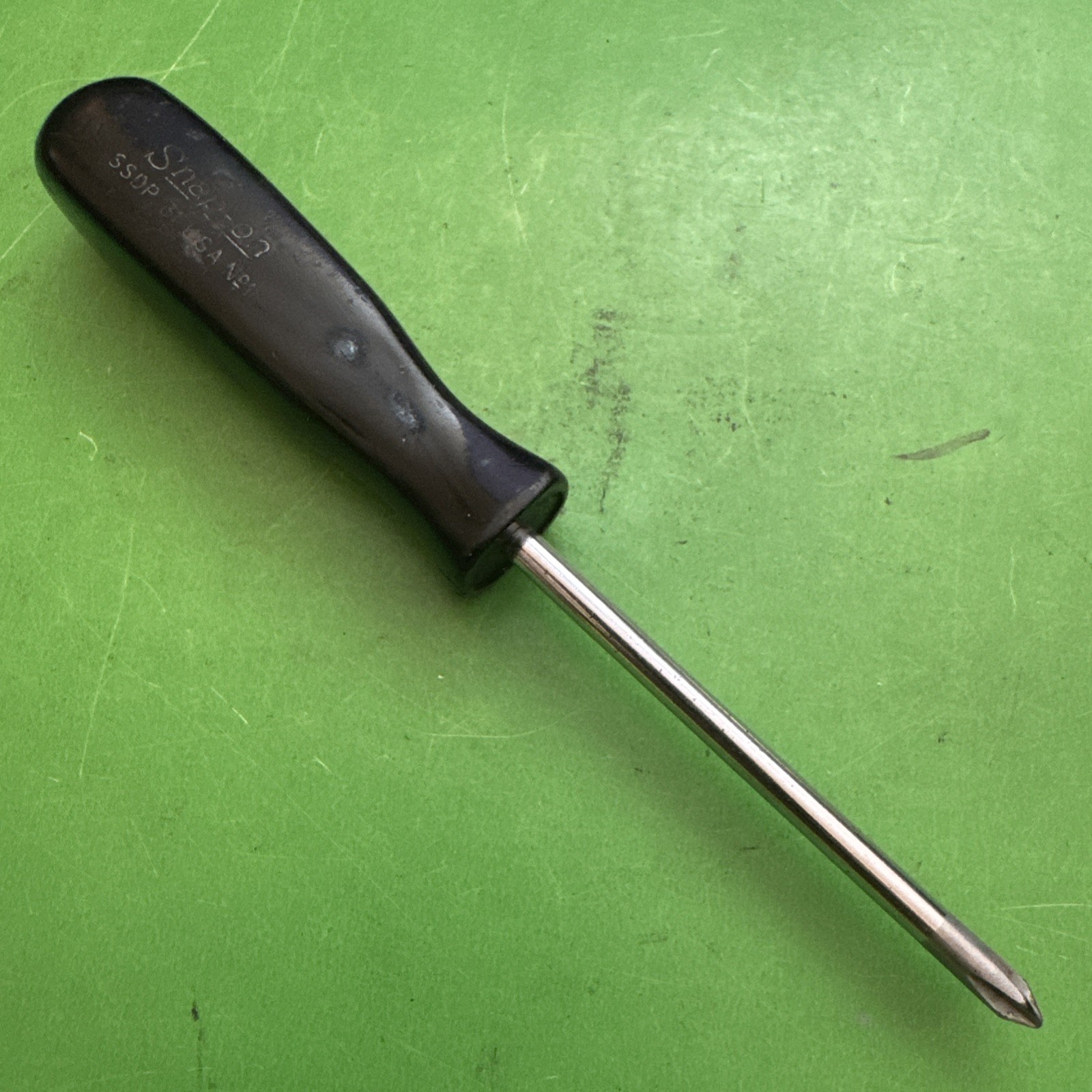Snap-On Hand Tools USA No.1 Phillips Black Hard Handle Screwdriver MPN SDDP31 -A