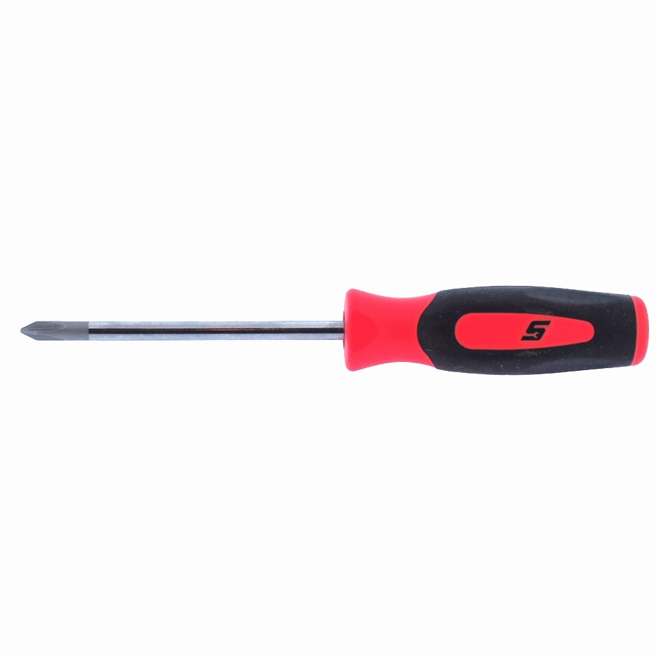 SNAP ON TOOLS MINI SCREWDRIVER ORANGE SOFT GRIP HANDLE PHILIPS POZI