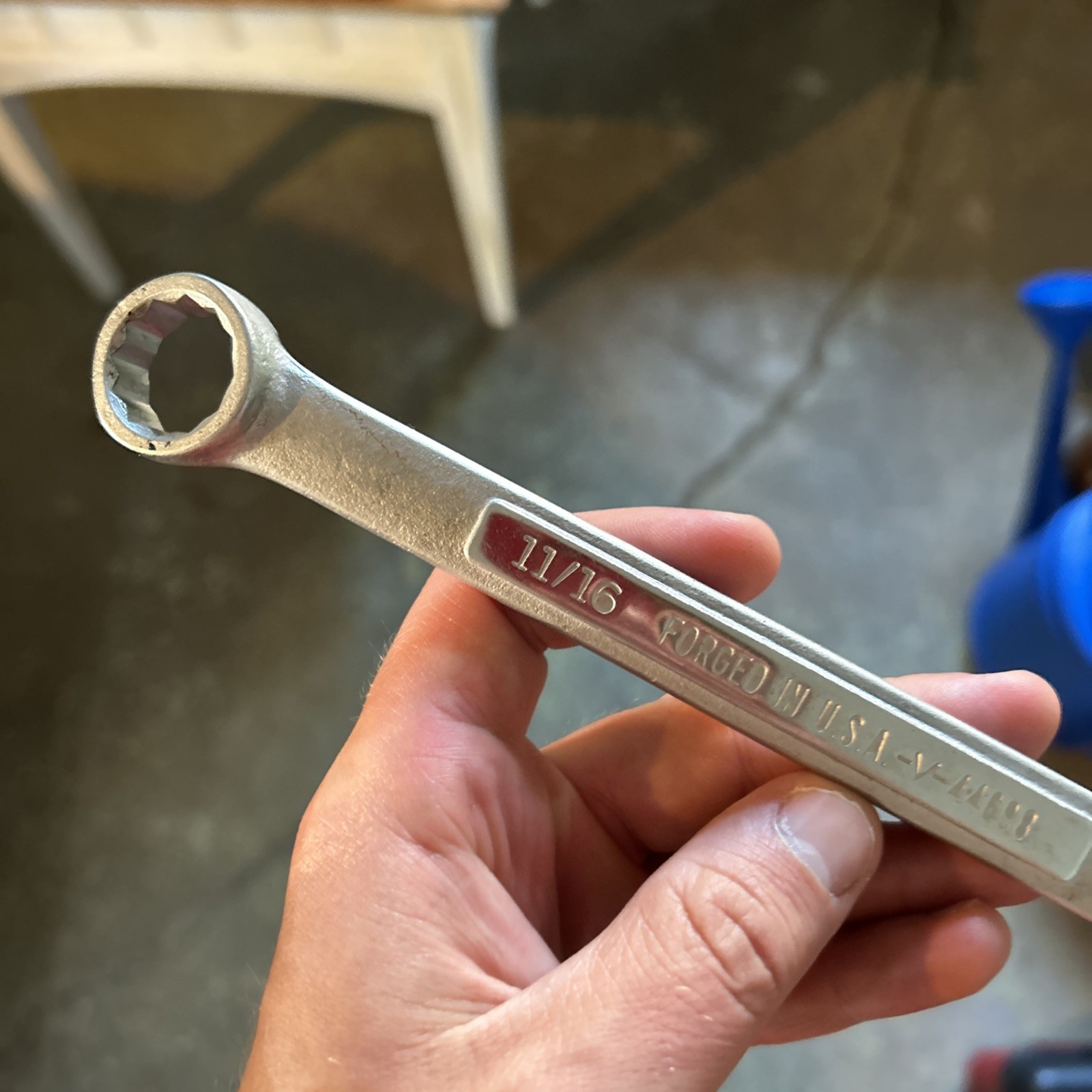 Craftsman 11/16in. Combination Wrench Vintage V 44698 Made in USA