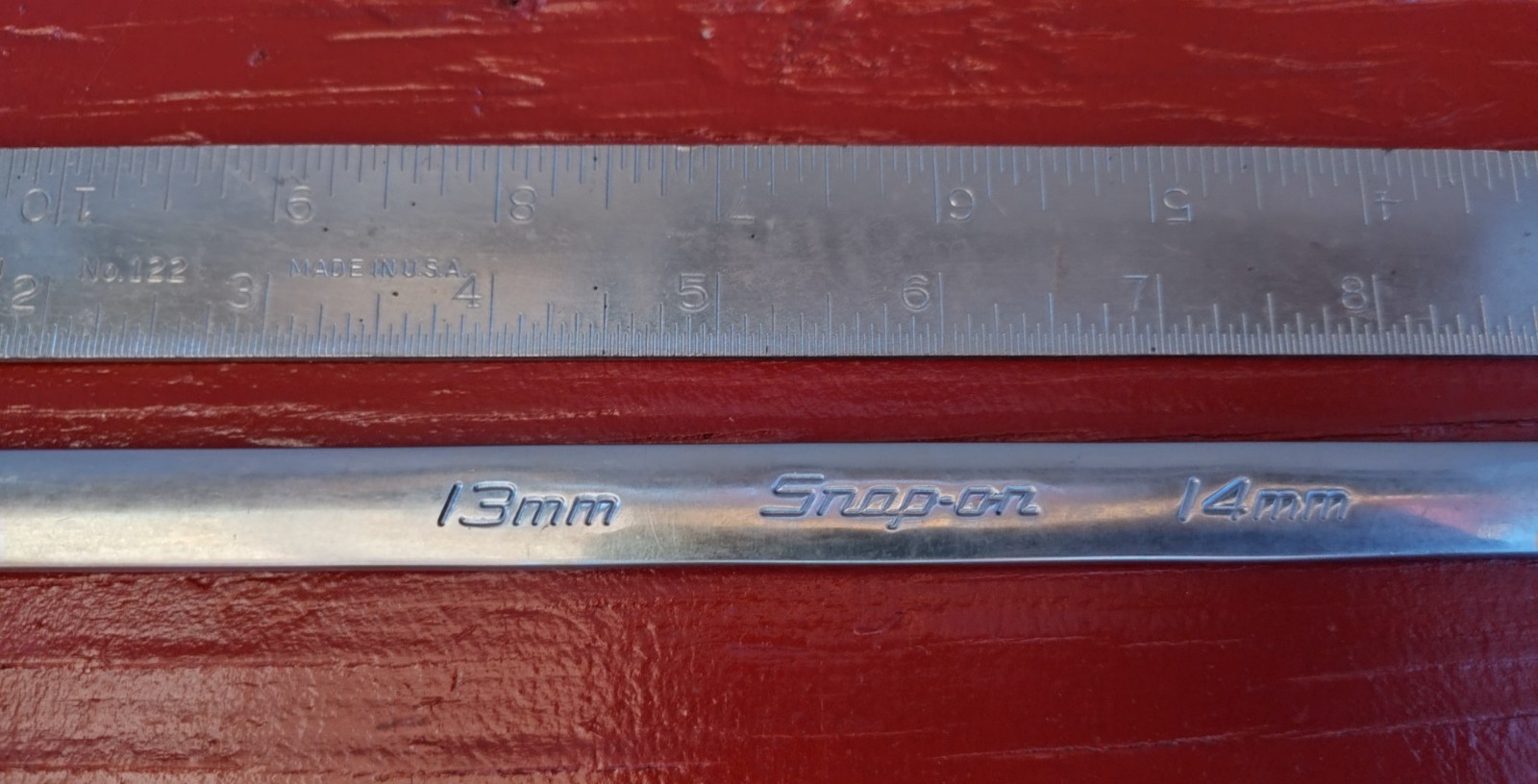🇺🇲 SNAP-ON 13 – 14mm Flank Drive Offset Box Wrench: 12-point, # XDHFM1314