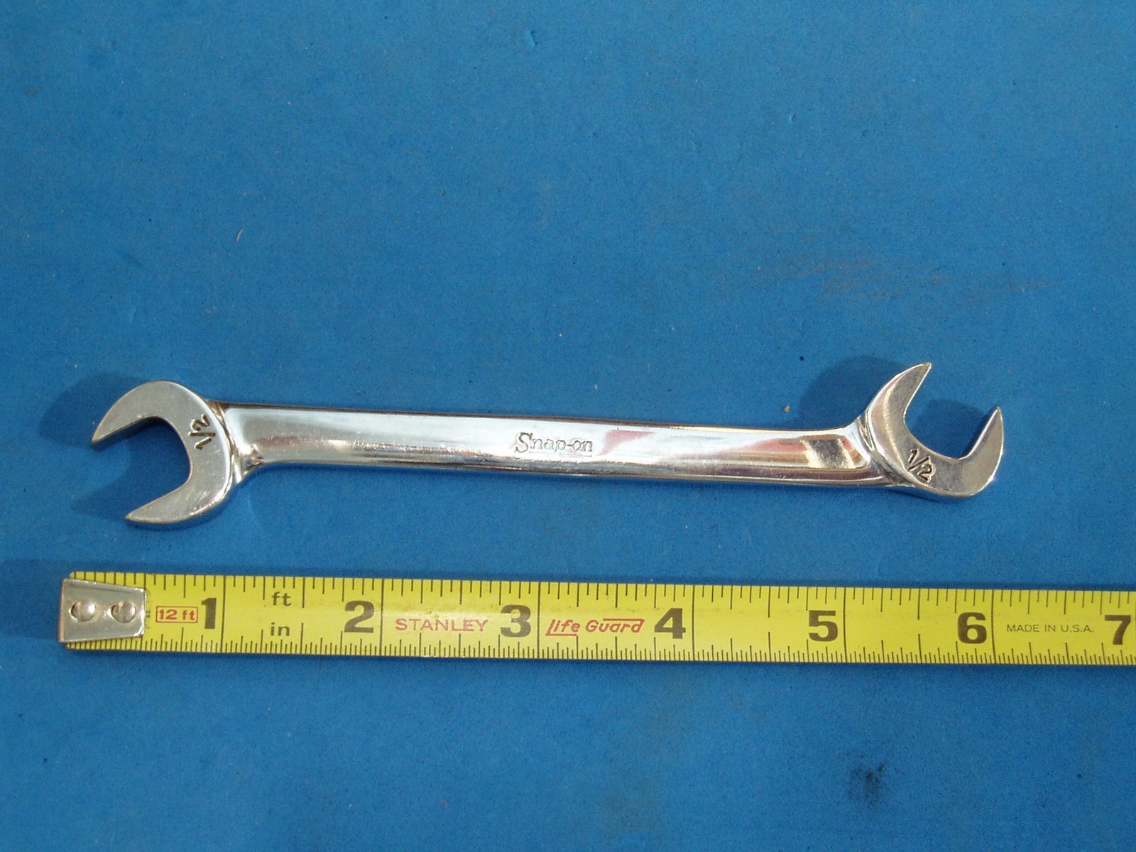 SNAP-ON VS16 1/2″ 4-WAY ANGLE HEAD OPEN END WRENCH MADE IN USA FREE SHIPPING