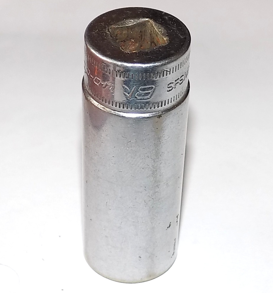 Snap-on Tools USA 18mm 3/8″ Drive 6-Point Deep Chrome Socket SFSM18