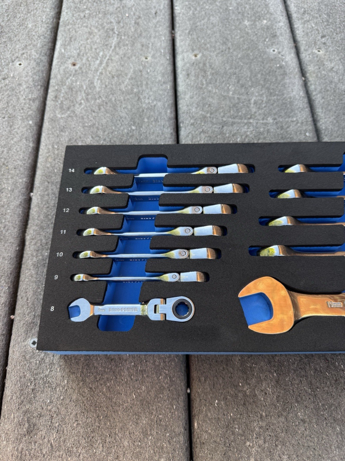 BPRW12MSST – 12 Piece Cornwell 72-Tooth Metric Stubby Ratcheting Wrench Set