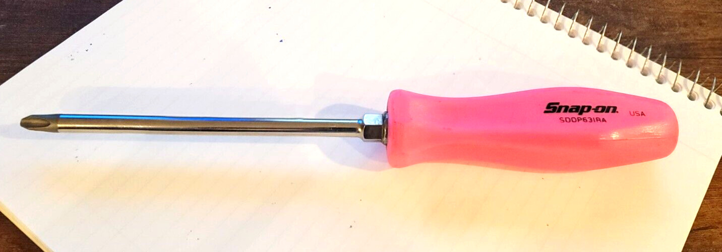 Snap-on ™ Tools PINK #3 Phillips Hard Handle Screwdriver SDDP63IRA