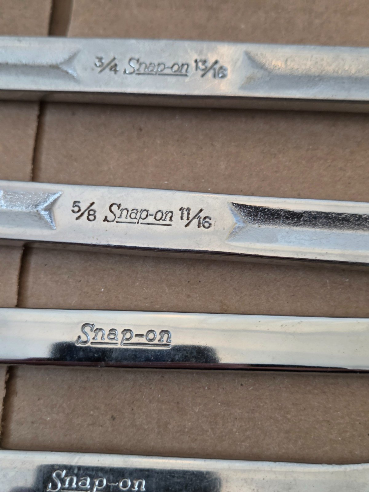 SNAP ON RXH RXS OPEN & FLARE NUT WRENCH LOT 13/16 3/4 11/16 5/8 1/2 9/16 VINTAGE