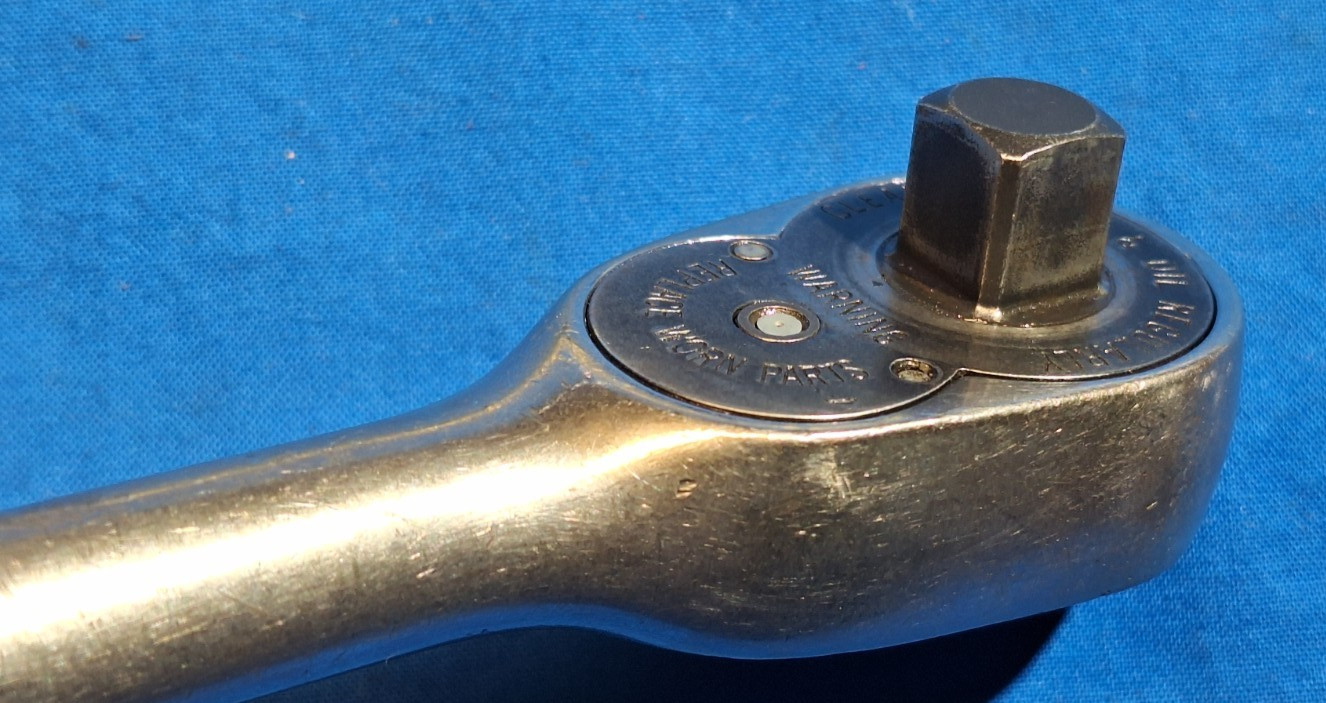 1976 old logo Snap-On SL715 1/2″ drive ratchet 15″ long