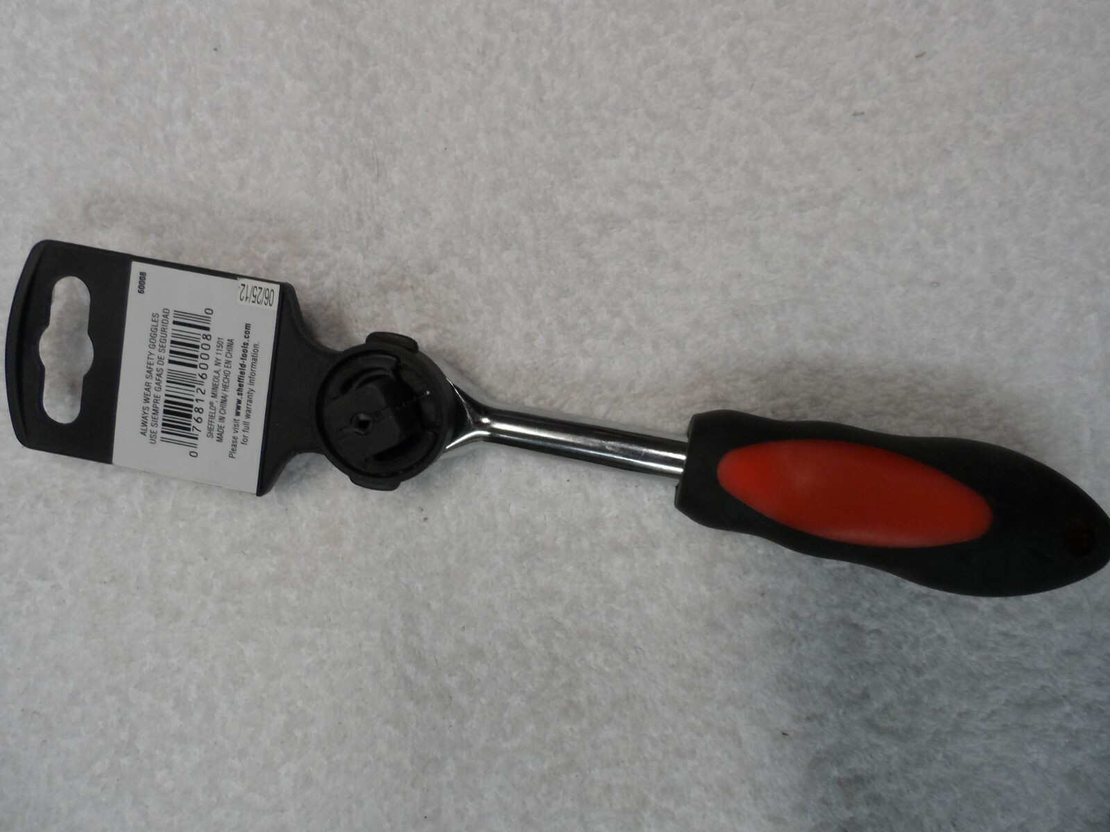 Sheffield 3/8″ Drive Stubby Ratchet Driver – Part # 60008