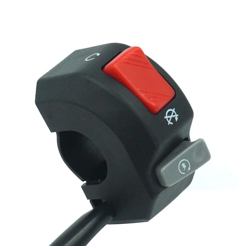 12V Right Motorcycle Switches 7/8″ 22mm Handlebar Mount Headlight Fog Light Horn