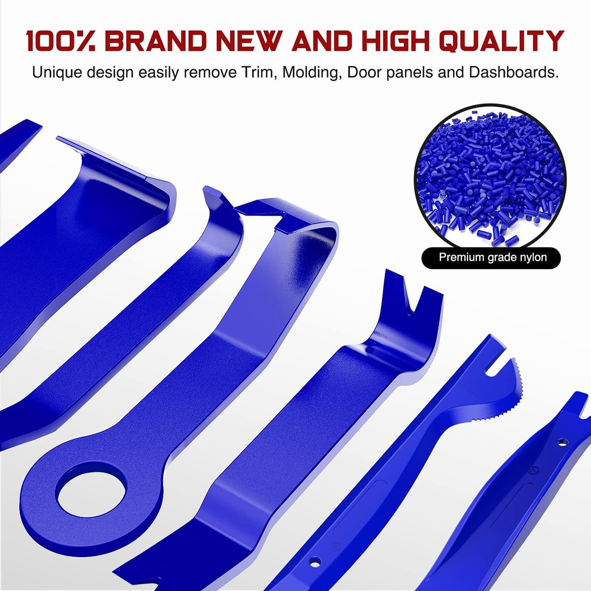 238 Piece Car Door Plastic Trim Panel Dash Installation Removal Pry Tool Kit Set