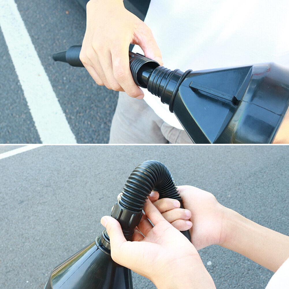 Automotive Plastic Funnel Flexible Detachable Spout Car Funnels Oil Liquid Tool