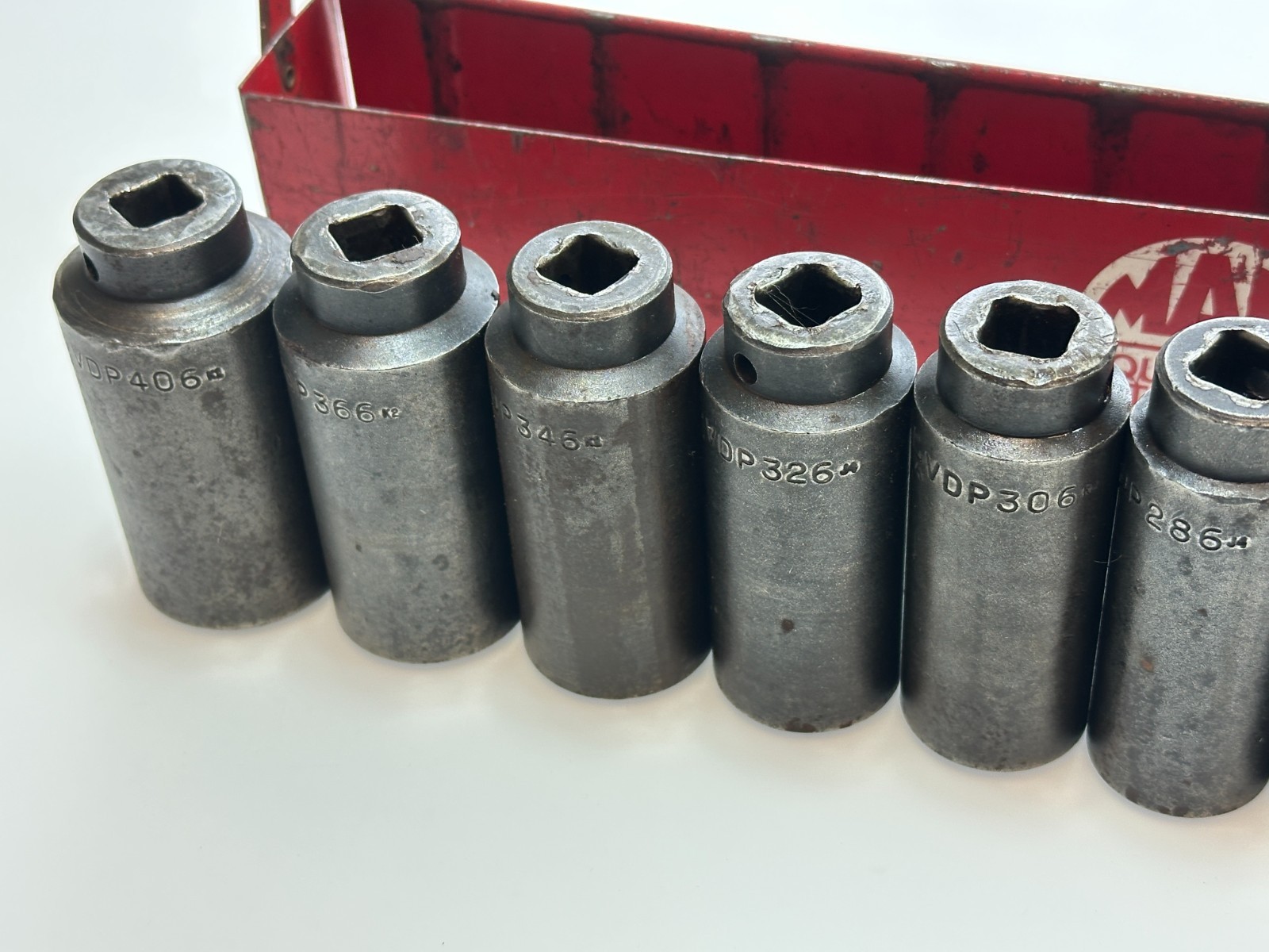 🇺🇸MAC Tools / Snap-On 13pc 7/16 to 1-1/4” SAE Deep Impact Socket Set, 1/2” Dr.