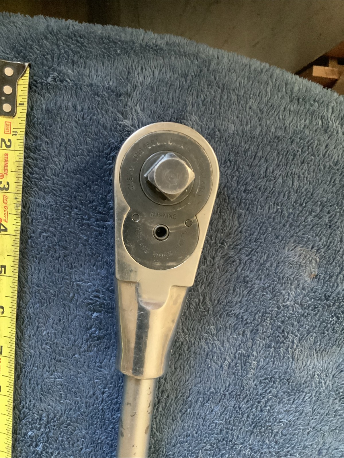 Snap On 3/4” Drive Ratchet, L72t Head And L72arl Bar…..works Fine….