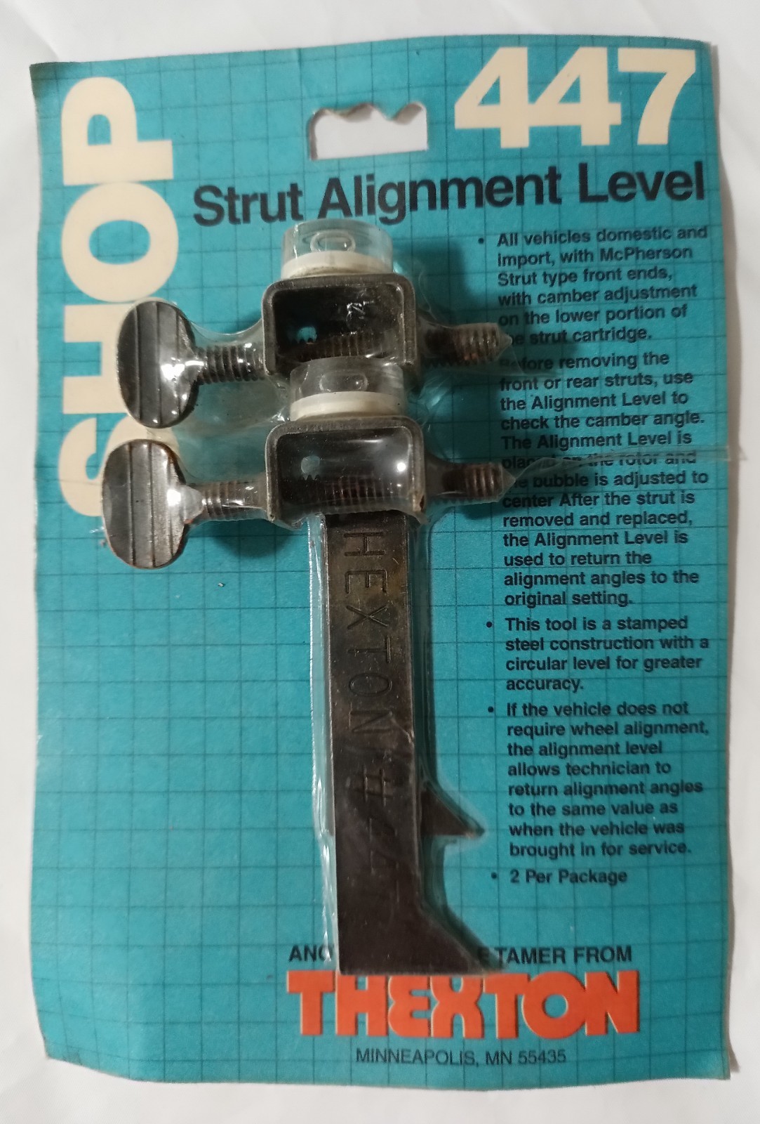 Thexton Strut Alignment Level