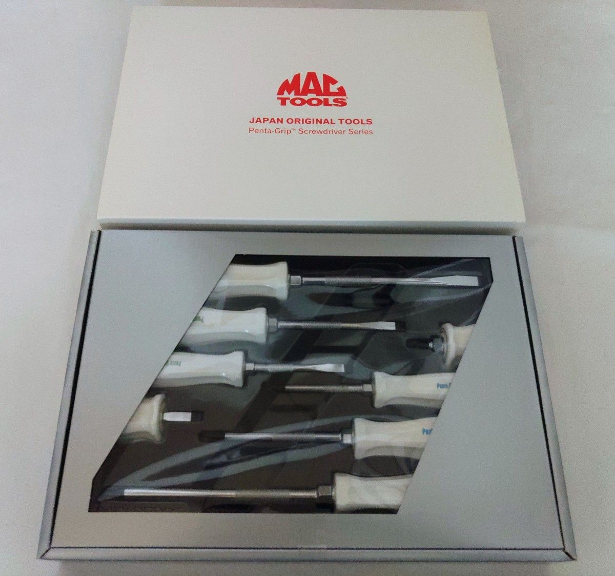 MAC TOOLS 2022 Limited Penta Grip Screwdriver Set White 8Pc Rare:JPN