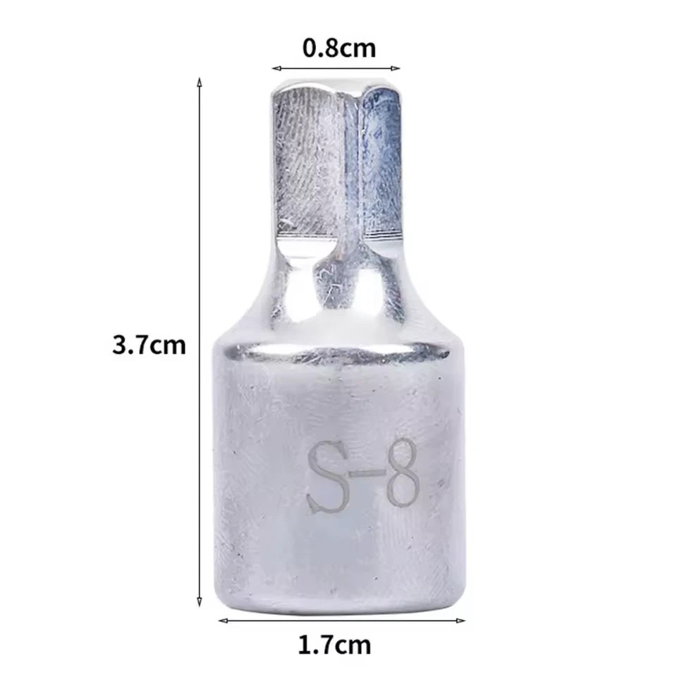 8MM Square Oil Sump Drain Plug Key Tool Remover for Renault Citroen Peugeot