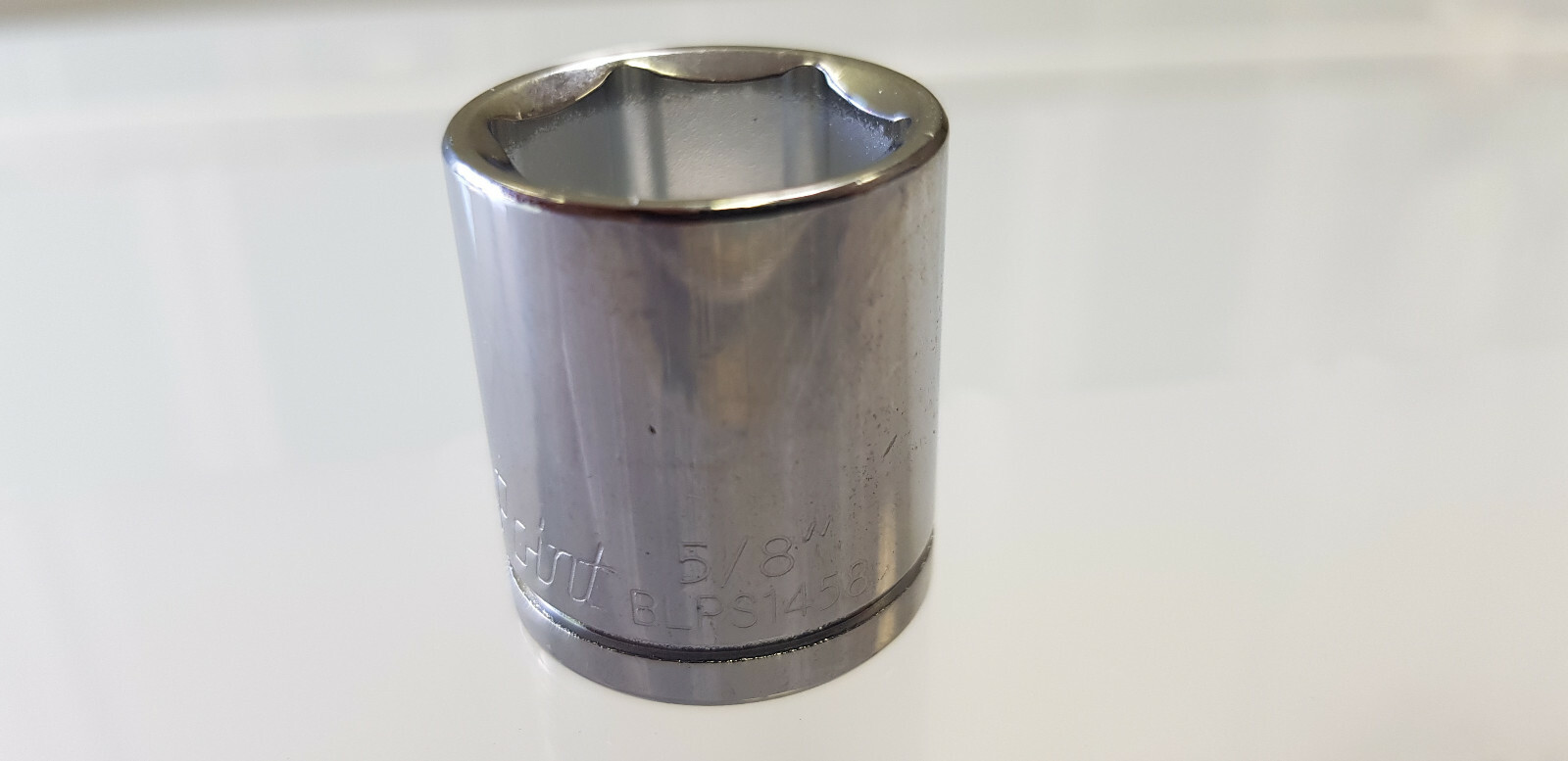 NEW 5/8″ BLUE POINT TOOLS BLPS1458 SAE 6 POINT 1/4″ DRIVE CHROME SOCKET