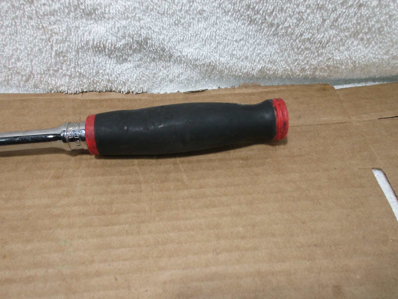 Snap on Tools 3/8 FHL80 soft grip Ratchet rare USA used
