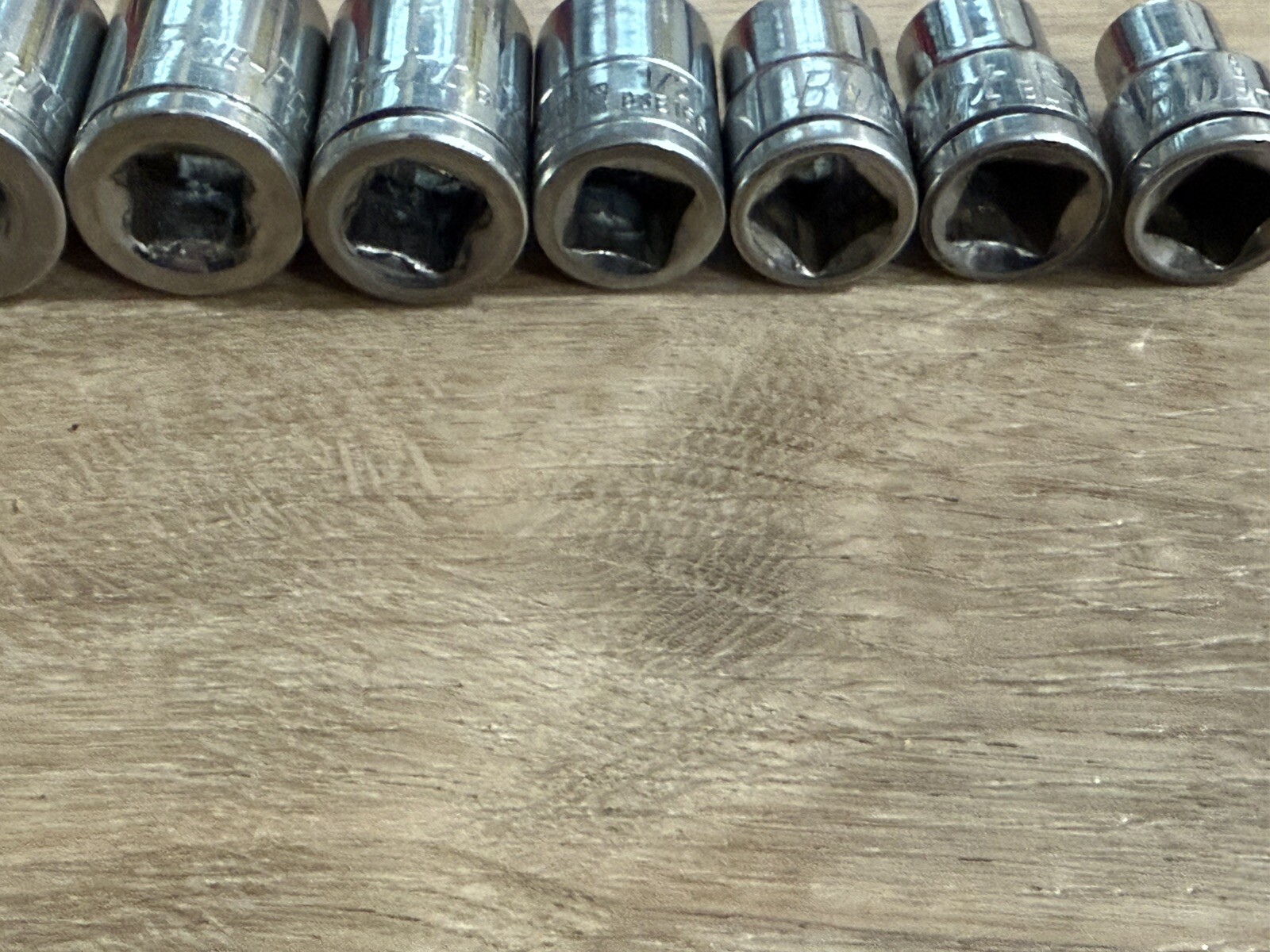 Blue Point Silver Eagle 3/8 Shallow See Socket Set Read Description