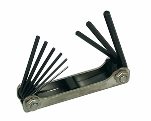 Lisle Tools, 9 pc. Folding Hex Key Set, Part #42000