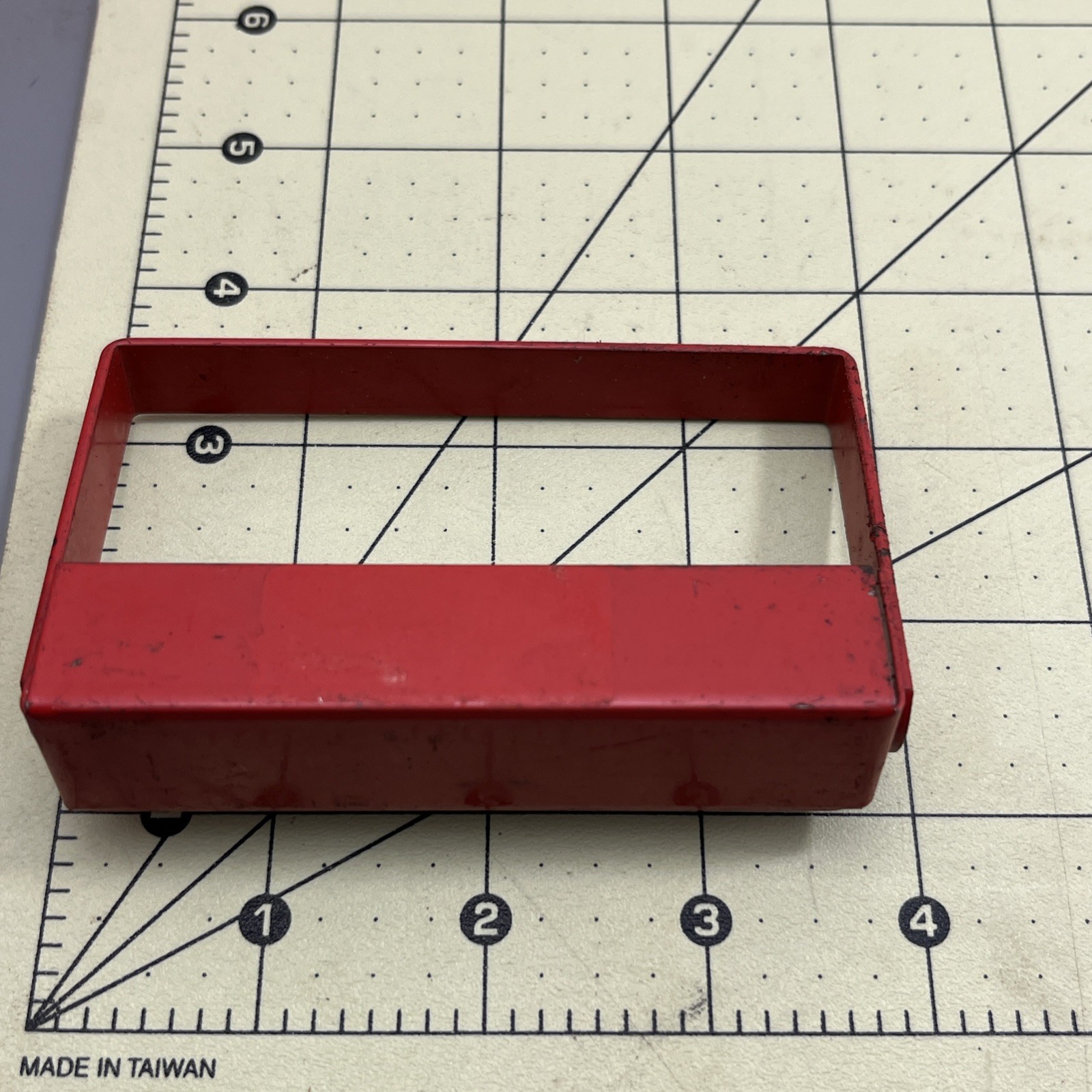 10 Mac & MATCO Tools vtg Metal Socket Holder Tray Red BLUE USA rear