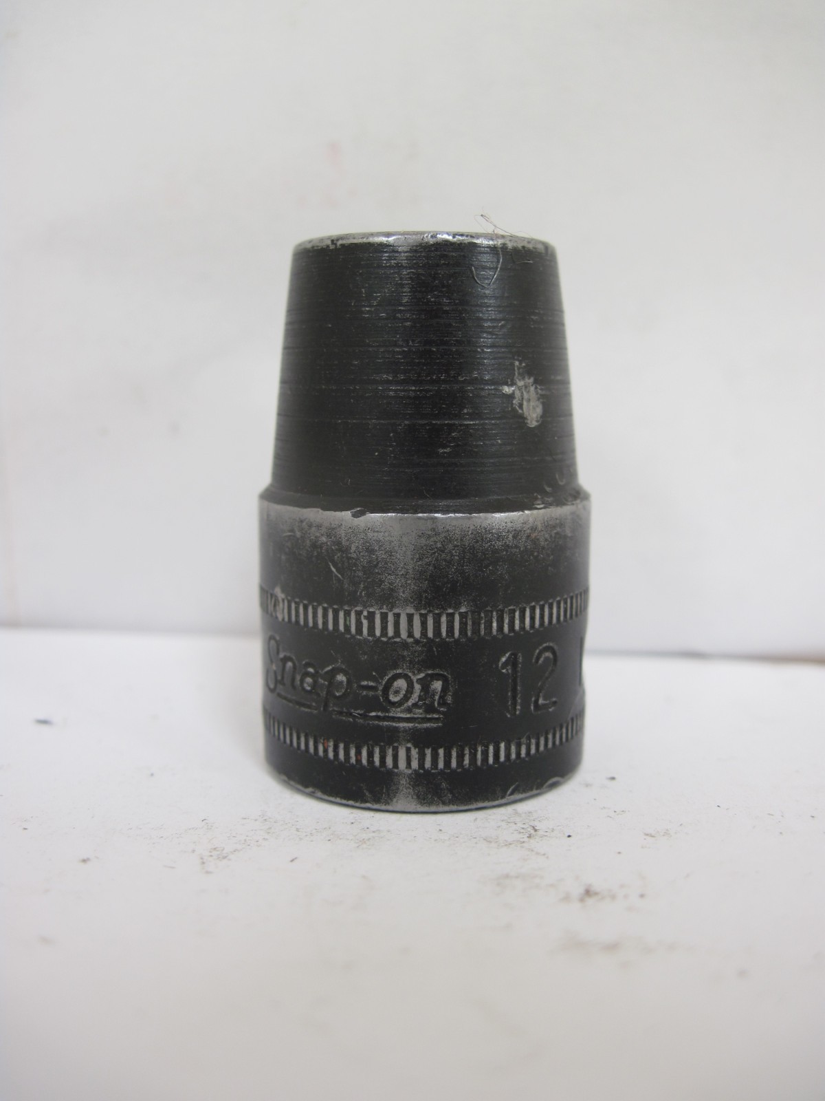 Snap On 1/2″ Drive 12mm Shallow 6pt Impact Socket IMM120 NICE
