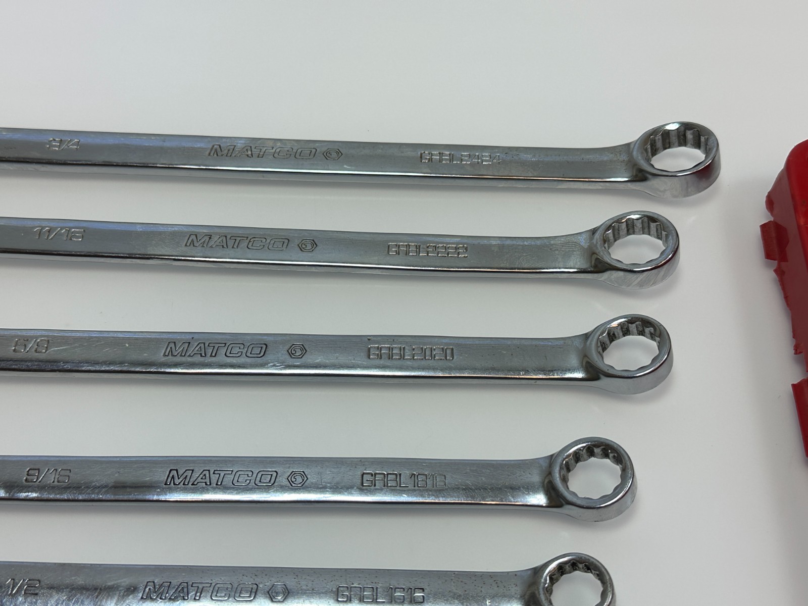 🇺🇸 Matco Tools USA SGRBL7T Pro Swing 7pc Box End Ratcheting Wrench Set, 12 Pt.