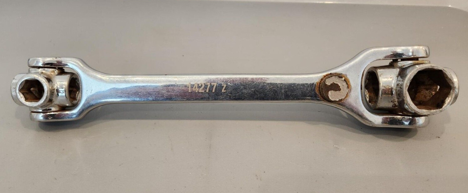 VTG! Craftsman Dog Bone /Multi Socket Wrench ~SAE 6 Point ~13/16″ ~3/8″ ~#14277Z