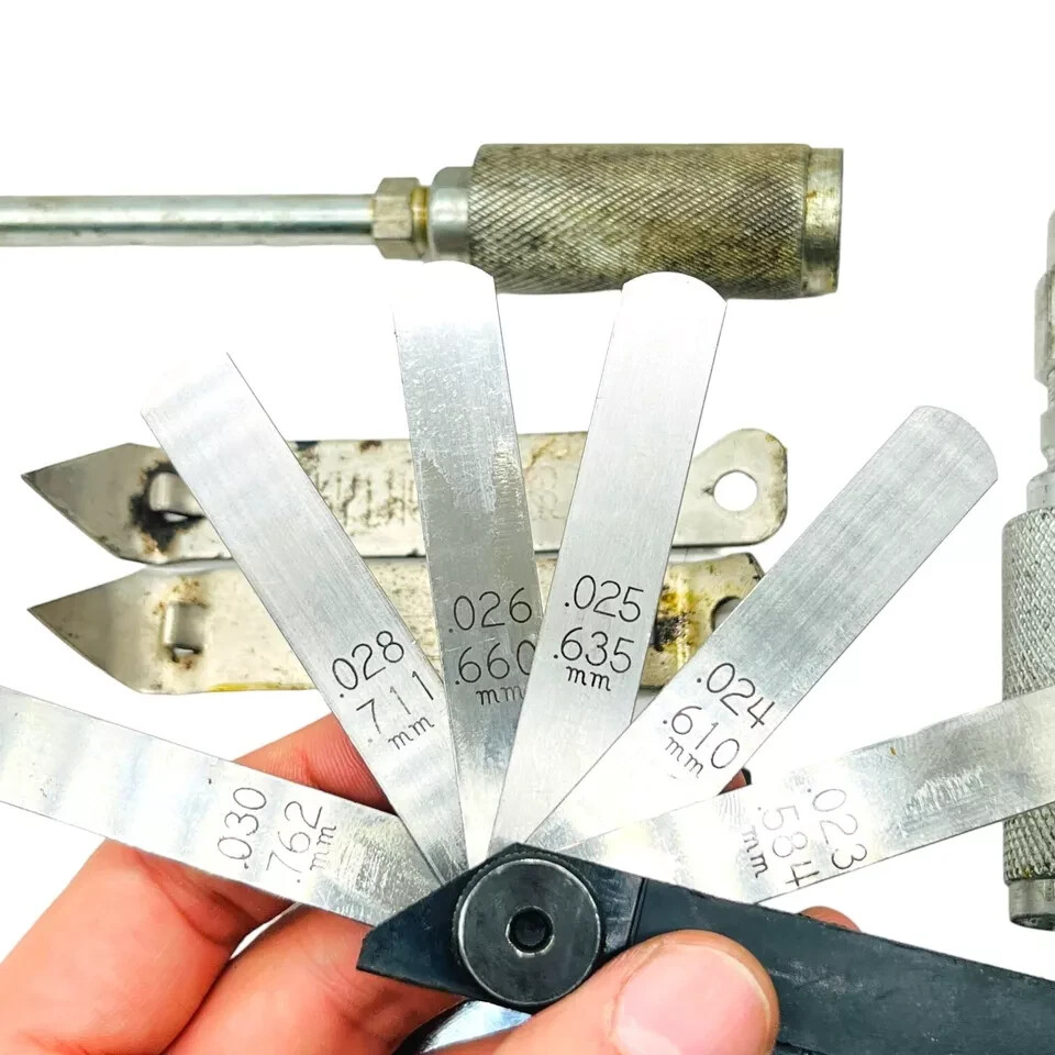 11 Pc Mitutoyo Metric Feeler Gauge Check Measure Hand Tools Bottle Opener & More