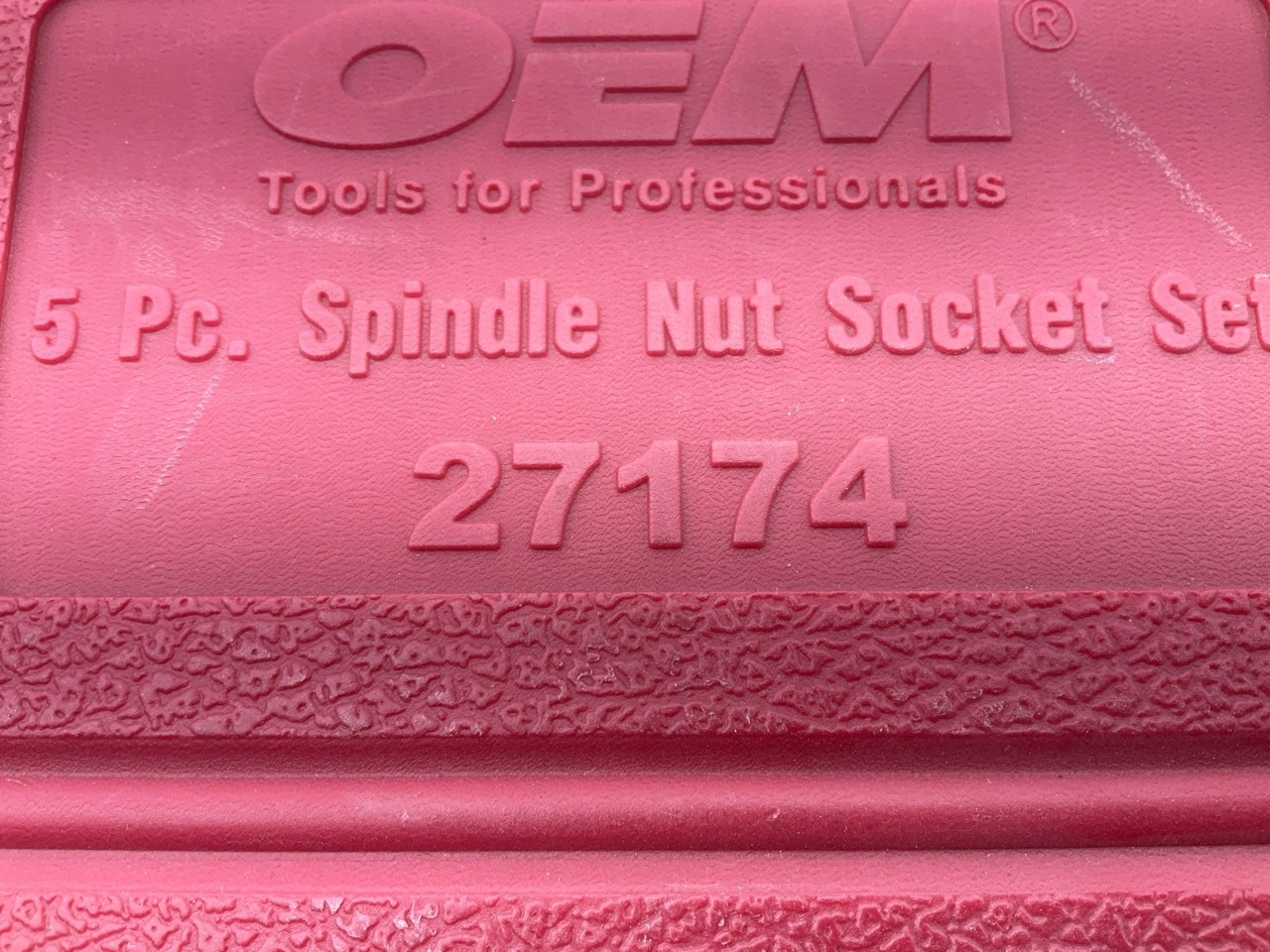 USED #42 OEM Tools 27174 1/2″ Drive 5-Piece 4WD Spindle Nut Remover Socket Tool