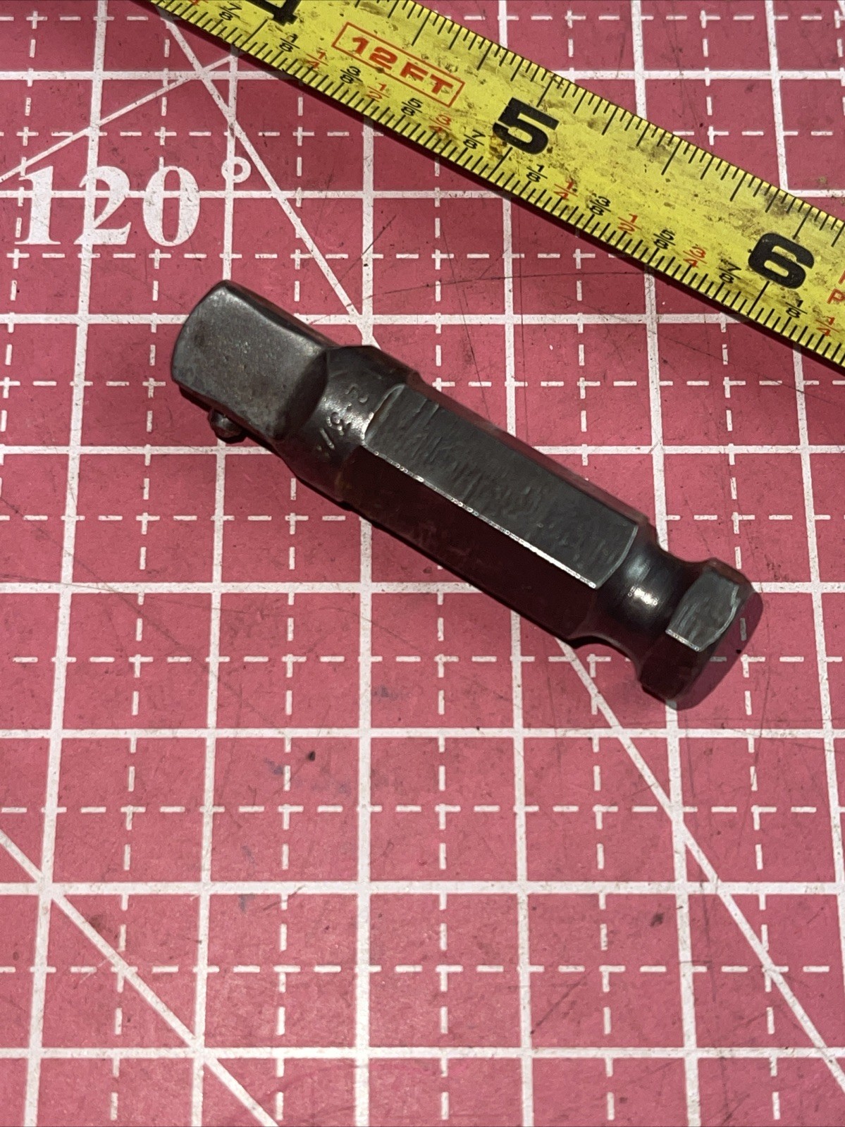 Apex USA EX371-2 Hex 7/16” Power 3/8” Drive Socket Adapter Extension 2” Long 3/8